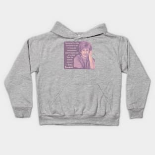 Erma Bombeck Portrait and Quote Kids Hoodie